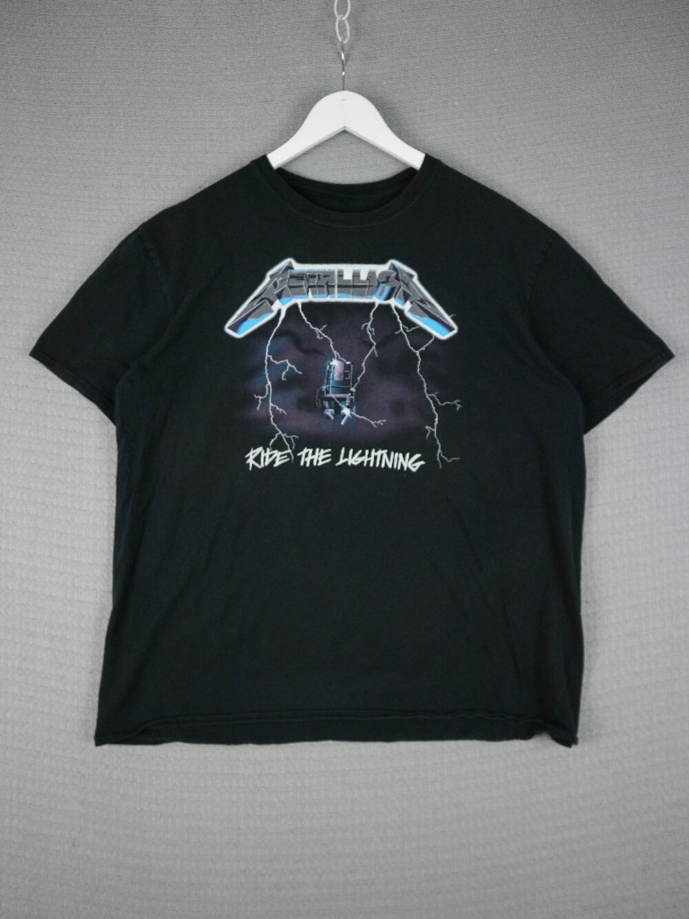 Metallica Ride The Lightning Reprint Tour Graphic Tee Mens XL